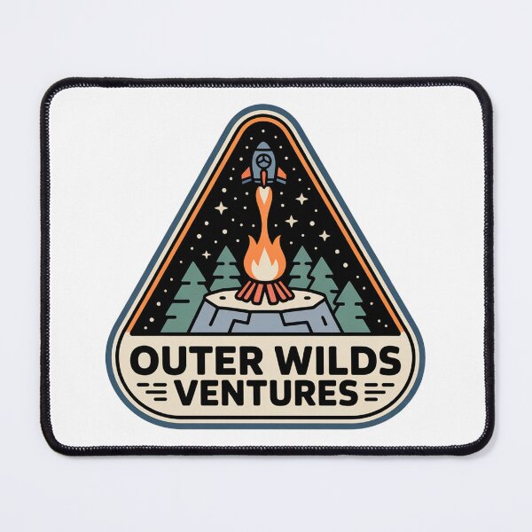 Item preview, Outer Wilds Ventures – Cosmic Exploration & Campfire Symbol designed and sold by C3J7.