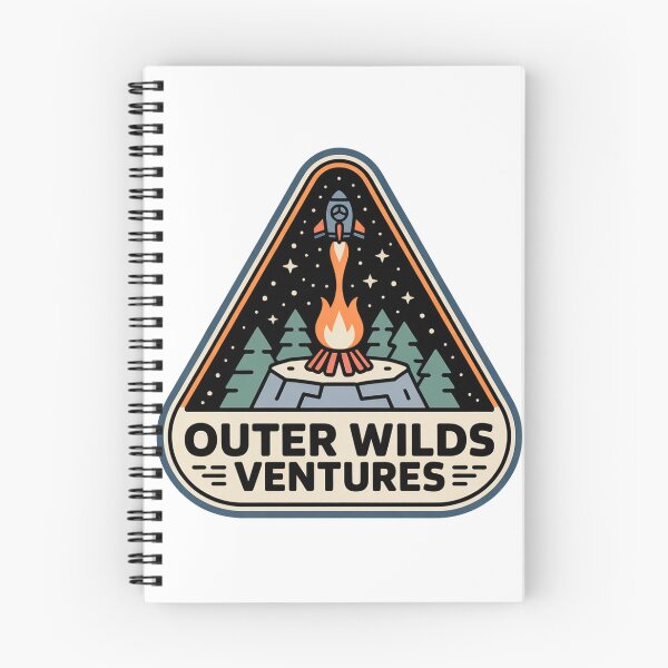 Item preview, Outer Wilds Ventures – Cosmic Exploration & Campfire Symbol designed and sold by C3J7.