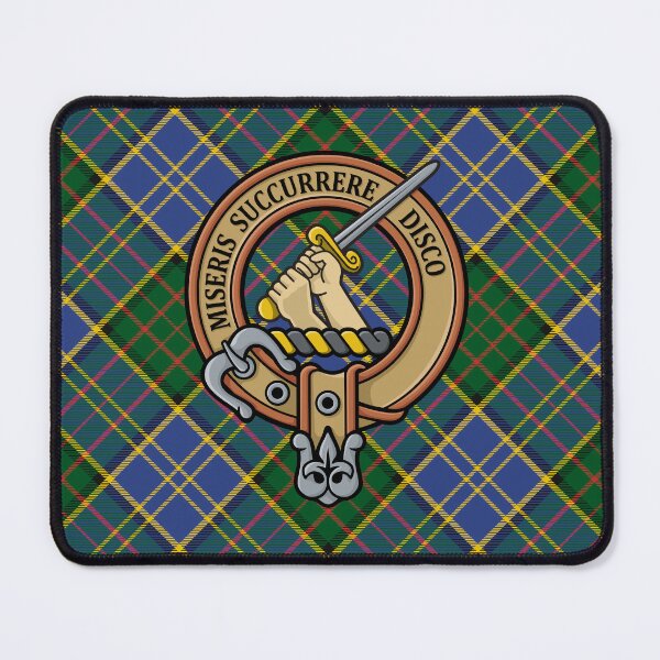 Item preview, Clan MacMillan Crest over Hunting Tartan designed and sold by sifis.