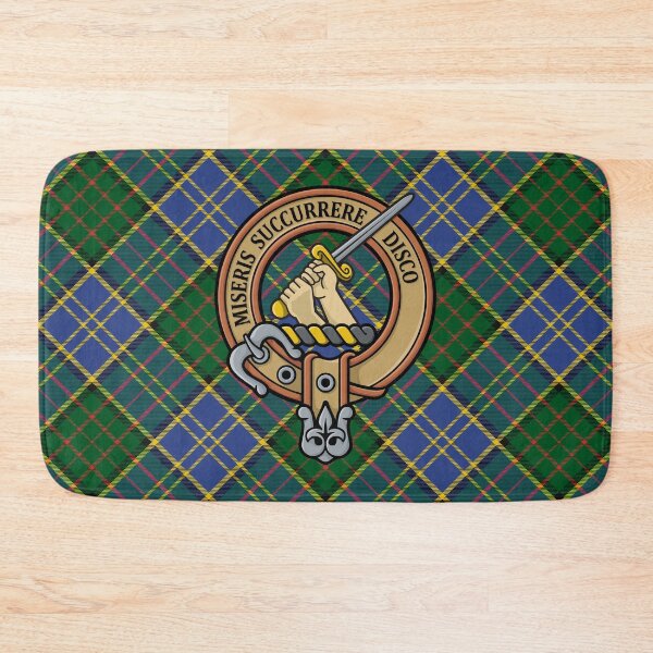 Item preview, Clan MacMillan Crest over Hunting Tartan designed and sold by sifis.