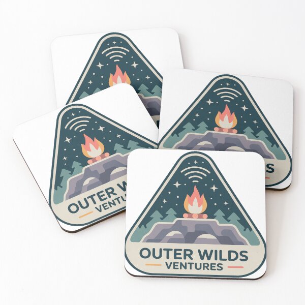 Item preview, Outer Wilds Ventures – Cosmic Exploration & Campfire Symbol designed and sold by C3J7.
