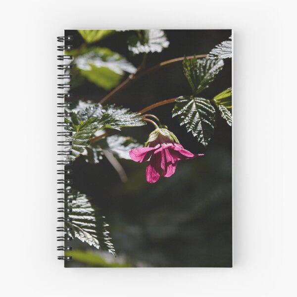 Item preview, Shadowy Salmonberry Flower and Green Leaves designed and sold by couragesings.