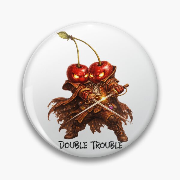 Item preview, Cherry Duelist – Double Trouble | Fruit Warriors designed and sold by DigiWoosh.
