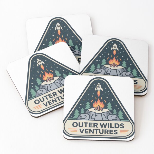 Item preview, Outer Wilds Ventures – Cosmic Exploration & Campfire Symbol designed and sold by C3J7.