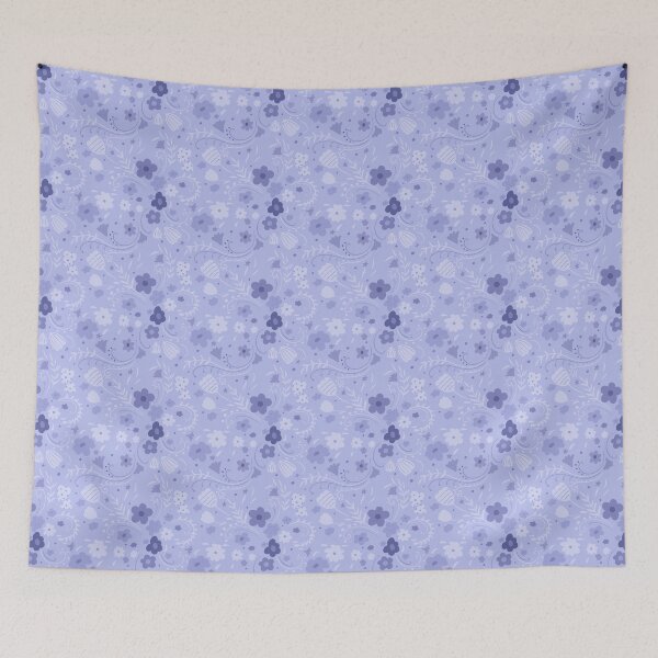 Item preview, Seamless design Pattern: Minimalistic wild flowers in lilac designed and sold by Designforasmile.
