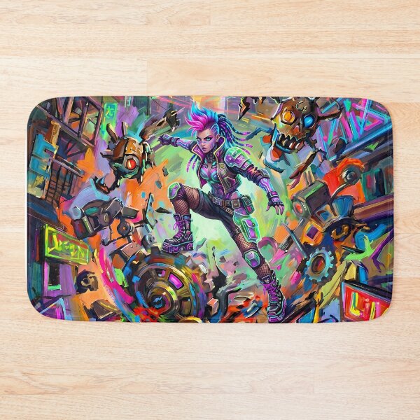 Item preview, Neon Rebel Warrior in Cyberpunk City Chaos designed and sold by artearcade.