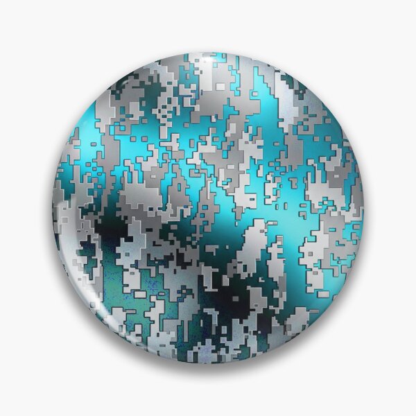 Item preview, The "Arctic-Cyber" Vibe - Frost-Byte Digital Camo designed and sold by CleverCulture.