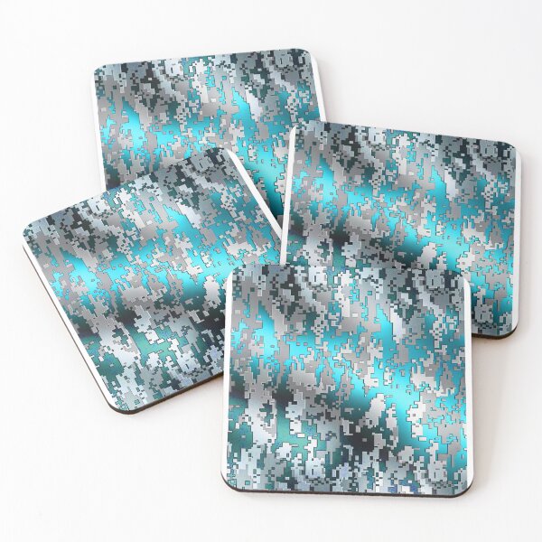 Item preview, The "Arctic-Cyber" Vibe - Frost-Byte Digital Camo designed and sold by CleverCulture.