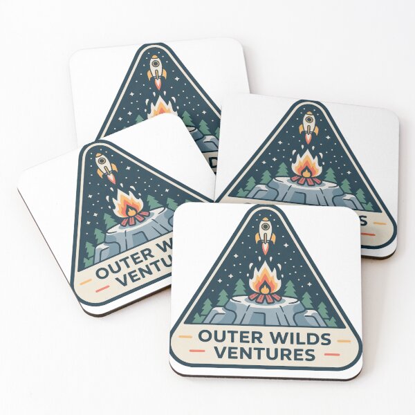Item preview, Outer Wilds Ventures – Cosmic Exploration & Campfire Symbol designed and sold by C3J7.