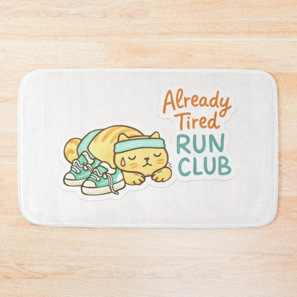 Item preview, Already Tired Run Club Funny Relatable Fitness designed and sold by Zek2552.