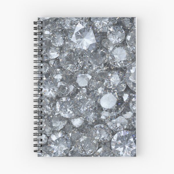 Item preview, Brilliant Cut Diamond Cluster Seamless Texture With Clear Crystals, Sparkling Gems, Luxury Shine And Jewel Bling designed and sold by meganohm.