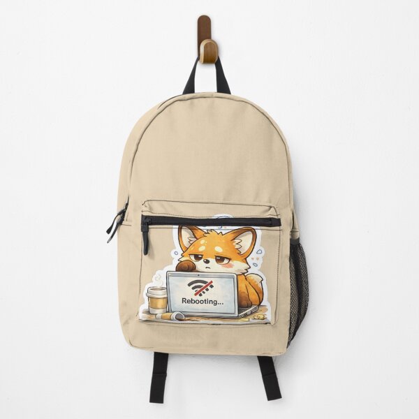Item preview, Rebooting Fox WiFi Down Work Meme designed and sold by Still Breathing Studio.