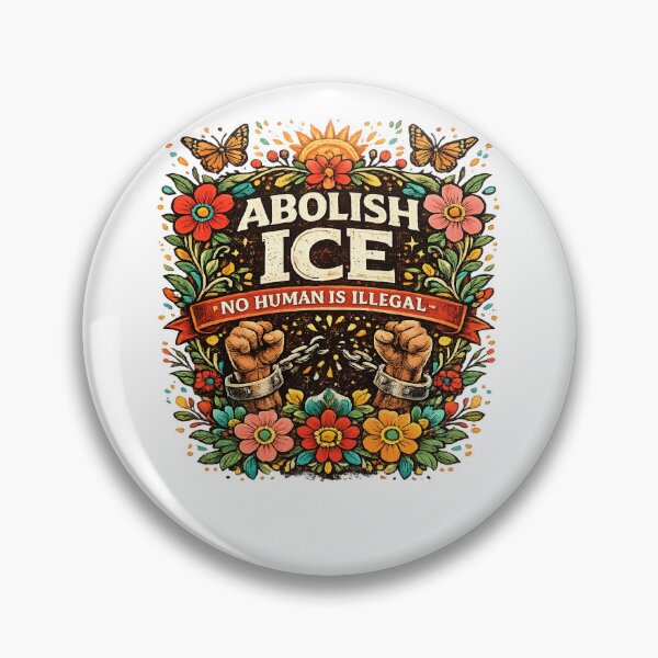 Item preview, Abolish ICE Floral Justice Design designed and sold by AntonioJ8.