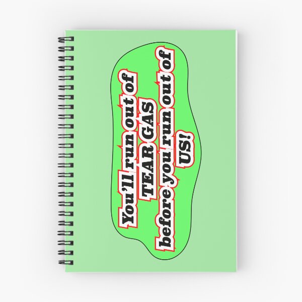 Item preview, You’ll run out of tear gas, green background designed and sold by mntimg.