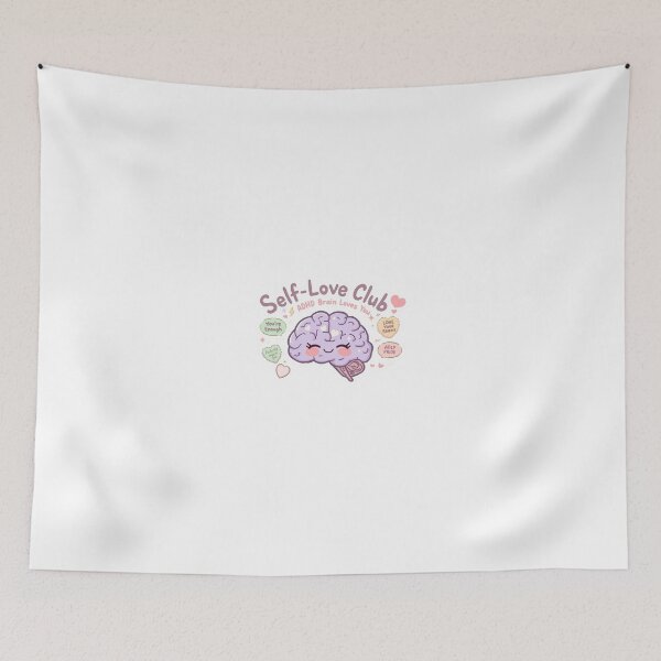 Item preview, Self-Love Club ADHD Brain Valentine Sticker designed and sold by OrikuStudio.