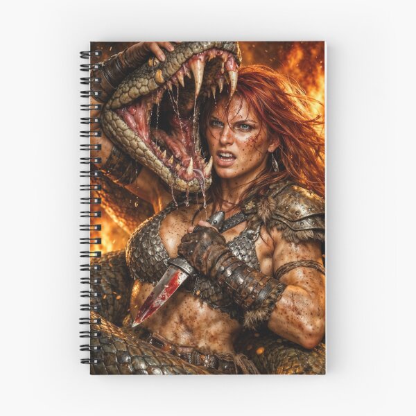 Item preview, Red Sonja - Fang and Fire designed and sold by Samantha AI Artist.