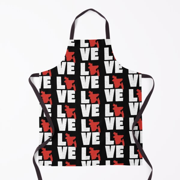 Item preview, Love Bangladesh Word Large text print and Map of country (white & red) designed and sold by dezanli.