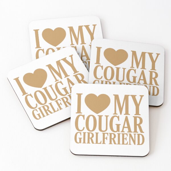 Item preview,  I Love My Cougar Girlfriend Heart Valentine Couple Men designed and sold by ZACK ART.