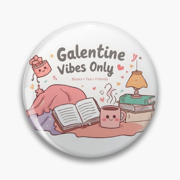 Item preview, Galentine Vibes Only - Book Lover Valentine Sticker designed and sold by OrikuStudio.