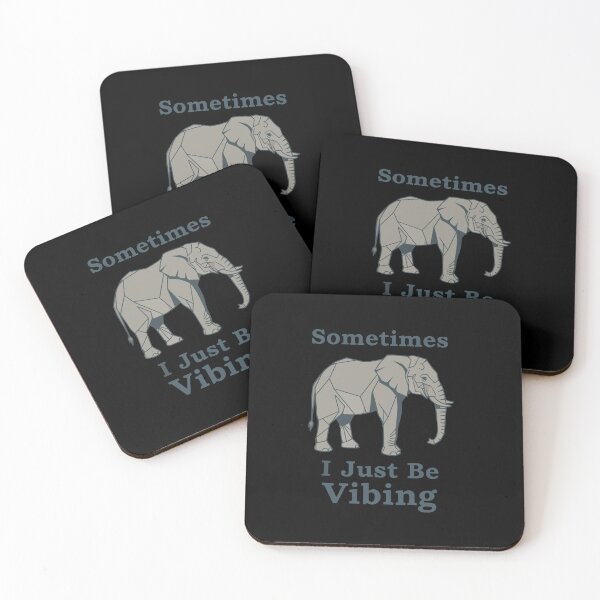 Item preview, Sometimes I Just Be Vibing Elephant Funny Retro Meme  designed and sold by  MOHAMED.