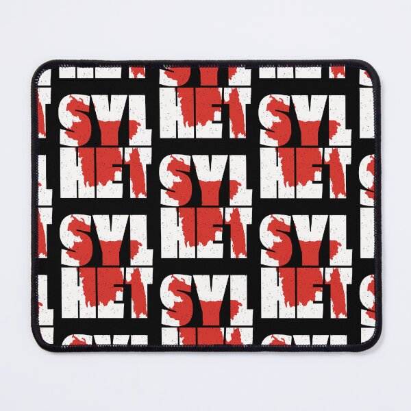 Item preview, Sylhet Bangladesh Word Large text print and Map of country (white & red) designed and sold by dezanli.