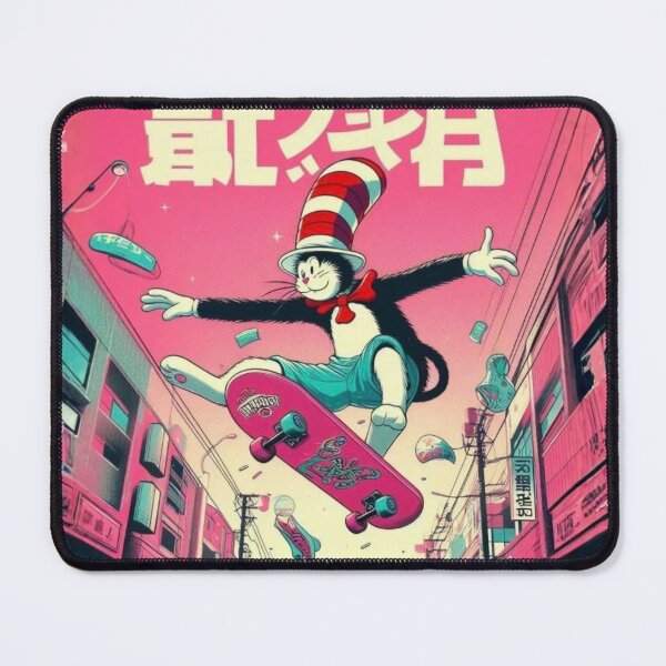 Item preview, "Hat Trick Havoc: Feline Flip in the Kanjiverse" designed and sold by Print Fiction.