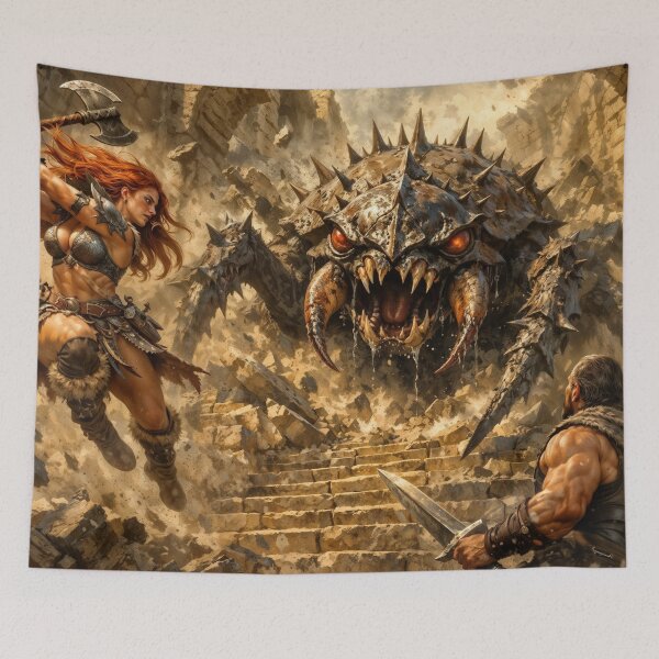 Item preview, Red Sonja: Ruins of Wrath designed and sold by Samantha AI Artist.