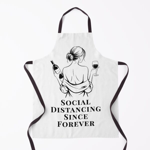 Item preview, Social Distancing Since Forever – Introvert Humor Quote designed and sold by MK-Charlie.