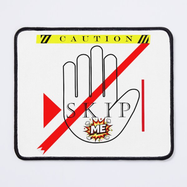 Item preview, Don’t Skip Me – Bold Warning Street Art Design designed and sold by IMPACT MODE.