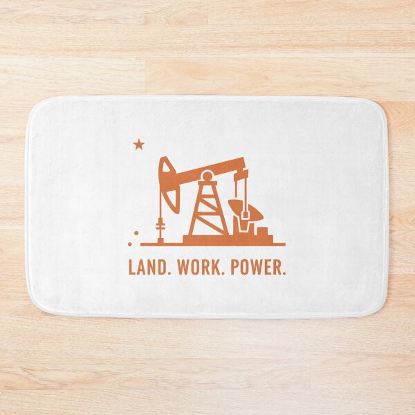 Item preview, Land Work Power Industrial Oil Rig Energy Sector Heritage Art designed and sold by SplashTastic.