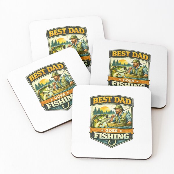 Item preview, Best Dad Goes Fishing – Fishing Dad Gift Design designed and sold by SVALANART.