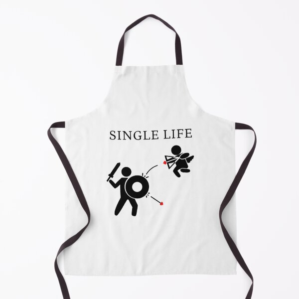 Item preview, SINGLE LIFE (white t-shirt) designed and sold by draw-in-routine.