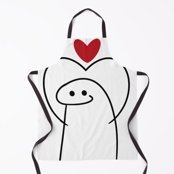 Item preview, Cute Flork Meme Hug Heart Line Art designed and sold by LYAN-STORE.