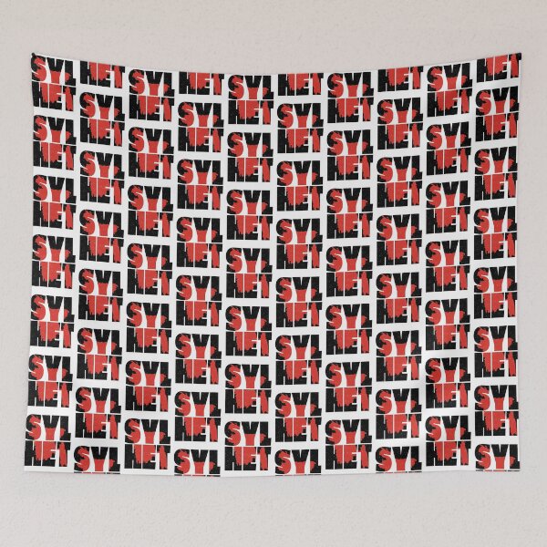 Item preview, Sylhet Bangladesh Word Large text print and Map of country (black & red) designed and sold by dezanli.
