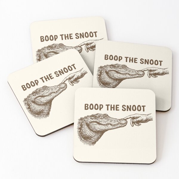 Item preview, Boop The Snoot Crocodile Touching Nose Funny Wild   designed and sold by Y-Vibes.
