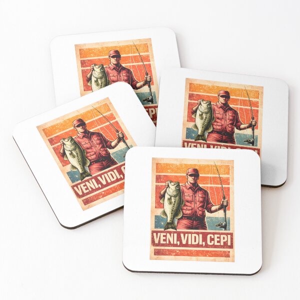 Artikelvorschau, Veni Vidi Cepi – Lateinischer Angler Retro Spruch entworfen und verkauft von SVALANART.