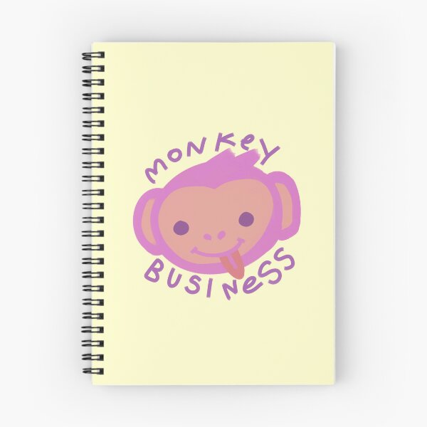 Item preview, pink monkey business tongue out designed and sold by lovebuges.