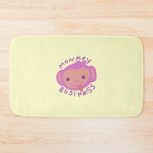 Item preview, pink monkey business tongue out designed and sold by lovebuges.
