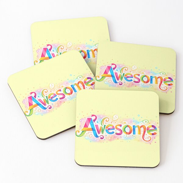 Item preview, Retro Groovy Awesome Typography Design – Positive Vibes Aesthetic designed and sold by JJMasters.