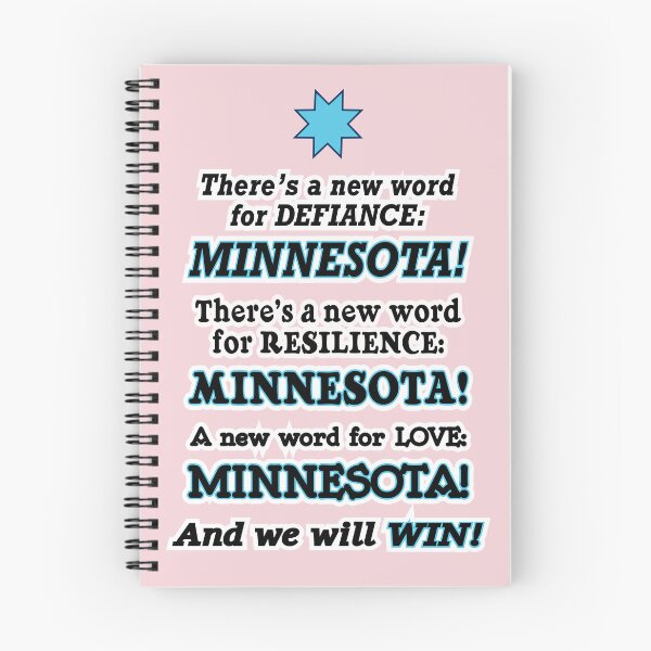 Item preview, There’s a new word for defiance Minnesota, pink background designed and sold by mntimg.
