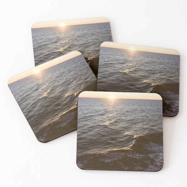 Item preview, Setting sun over the ocean designed and sold by V. Matthiesen.