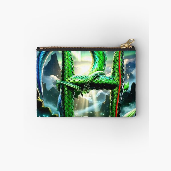 Item preview, Emerald Dragon - Fantasy Serpent Monogram designed and sold by StickBuAndii.