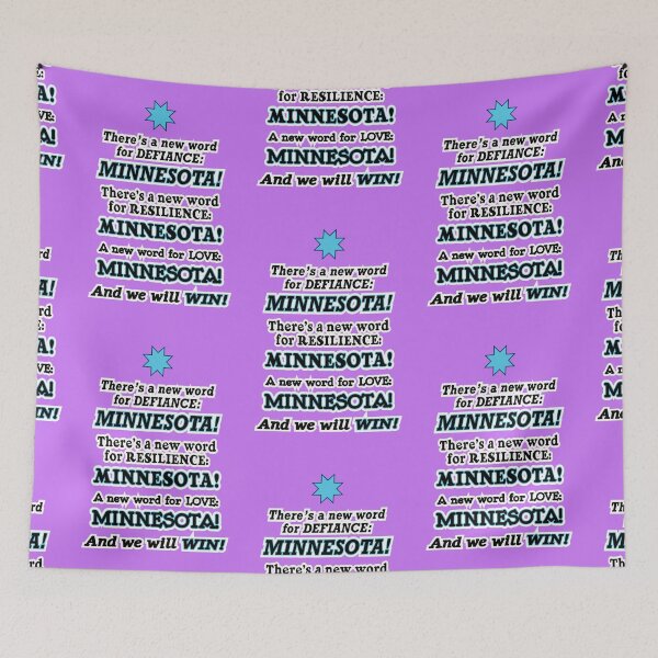 Item preview, There’s a new word for defiance Minnesota, purple background designed and sold by mntimg.