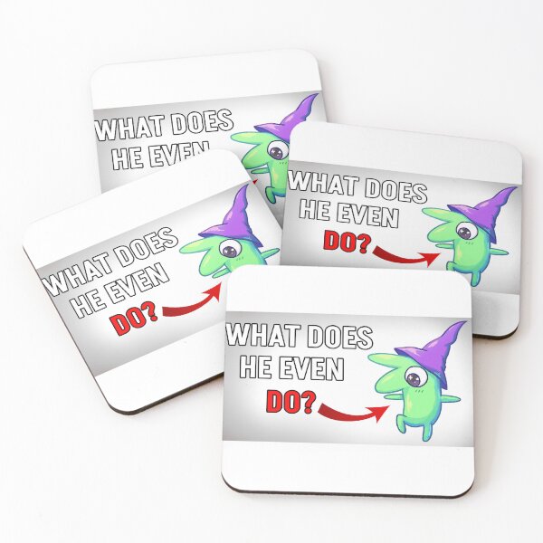 Item preview, Smiling Friends Glep what does he even do meme designed and sold by Jleafshop.