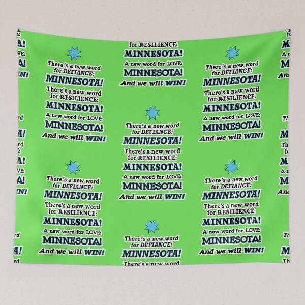 Item preview, There’s a new word for defiance Minnesota, green background designed and sold by mntimg.