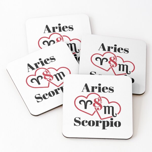 Item preview, Aries and Scorpio Zodiac Couples designed and sold by jaygo.