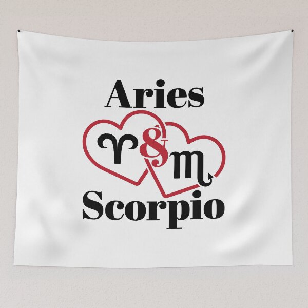 Item preview, Aries and Scorpio Zodiac Couples designed and sold by jaygo.