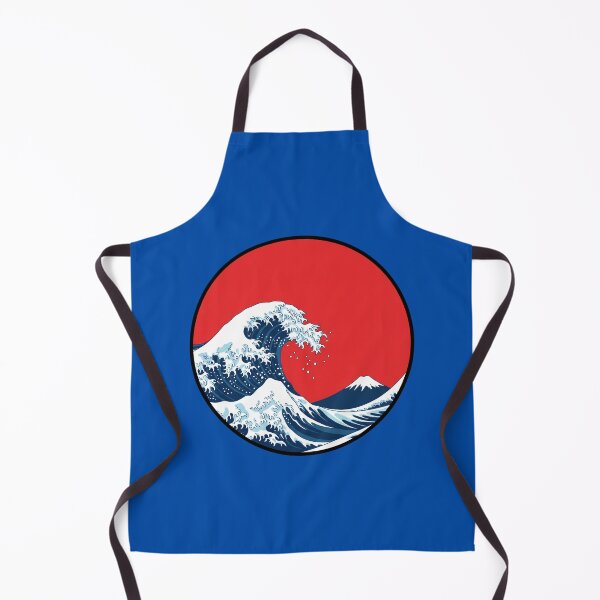 Item preview, Rising Sun Tempest – Japanese Ocean Wave and Mount Fuji designed and sold by T7xDesigns.