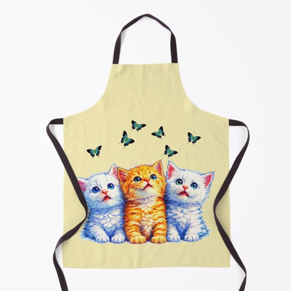Item preview, Cats and butterflies art designed and sold by Natart1004.