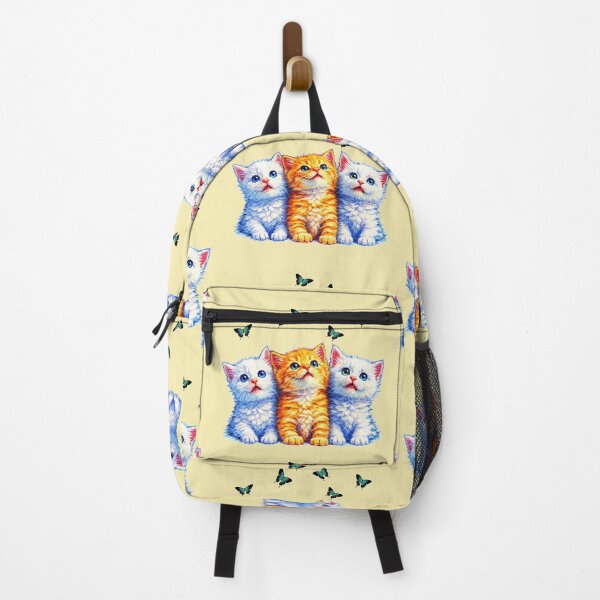 Item preview, Cats and butterflies art designed and sold by Natart1004.